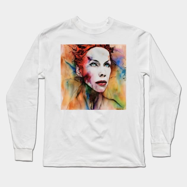 characteristic appearance of Annie Long Sleeve T-Shirt by bogfl